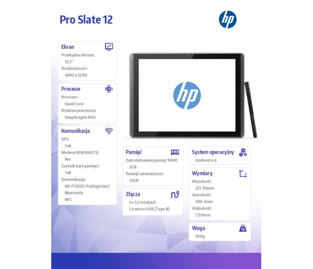 HP Pro Slate 12 APQ8074/2048MB/32/Android 4.4 - 227792 - zdjęcie 6